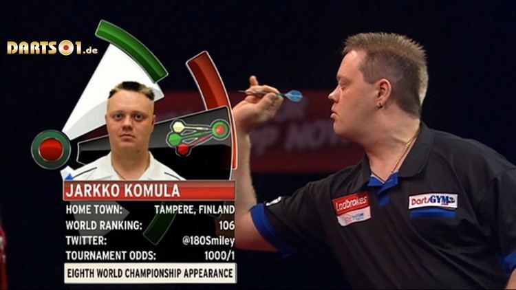 Jarkko Komula PDC Dart WM 2014 die Teilnehmer der Dart Weltmeisterschaft bei Darts1