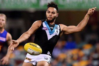Jarman Impey Port Adelaide Football player Jarman Impey cooperates with police