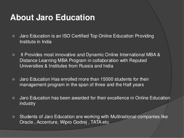 Jaro Institute of Technology, Management and Research Jaro Education amp Academic Partners
