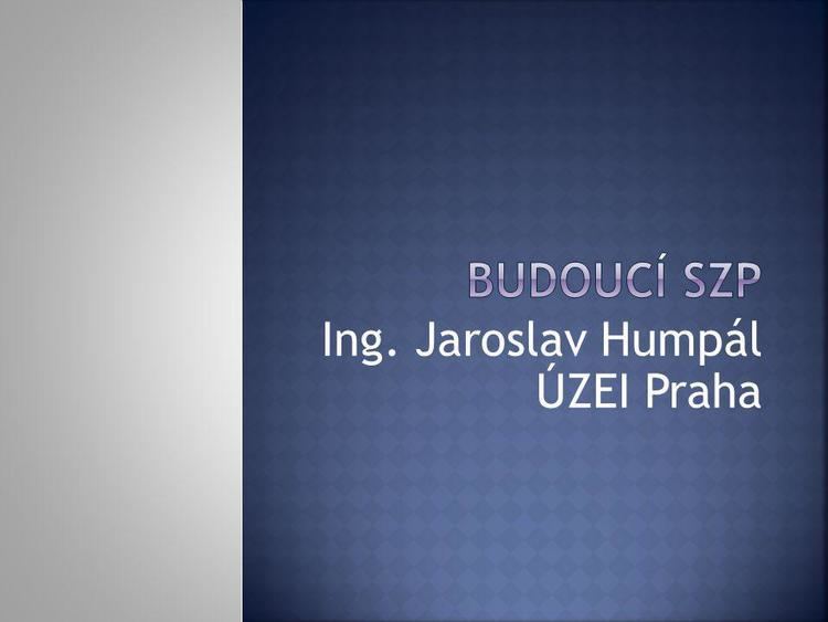 Jaroslav Humpál Ing Jaroslav Humpl ZEI Praha ppt sthnout
