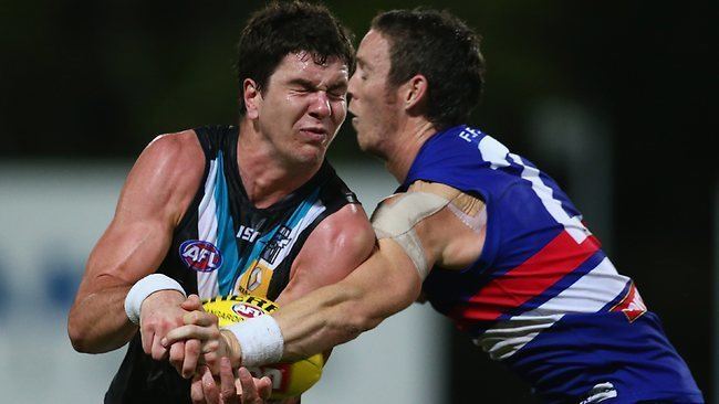 Jarrad Redden Port Adelaide ruckmen to share load in Jarrad Redden39s