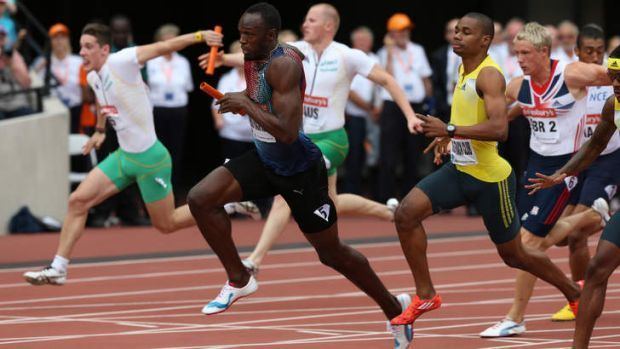 Jarrod Geddes Jarrod Geddes enjoys life in fast lane with Usain Bolt