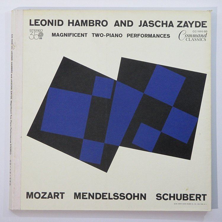 Jascha Zayde Mozart Mendelssohn Schubert Leonid Hambro Jascha Zayde Leonid