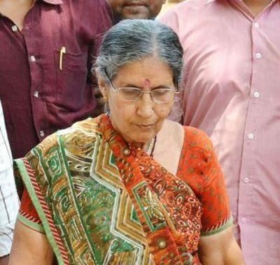 Jashodaben PM Modi39s wife Jashodaben observes daylong fast against razing of