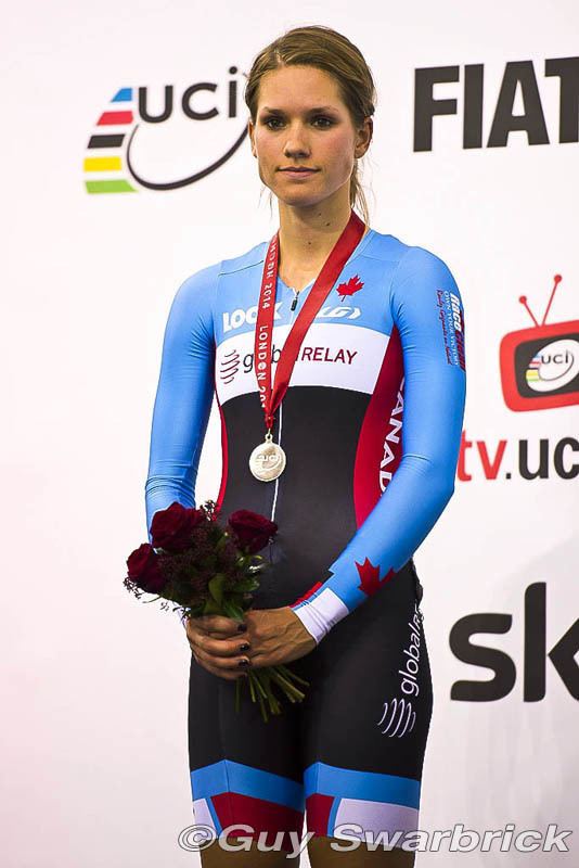 Jasmin Glaesser Canadian Cyclist Jasmin Glaesser Wins Points Silver in
