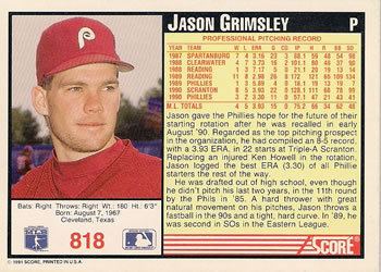 Jason Grimsley The Trading Card Database Jason Grimsley Gallery