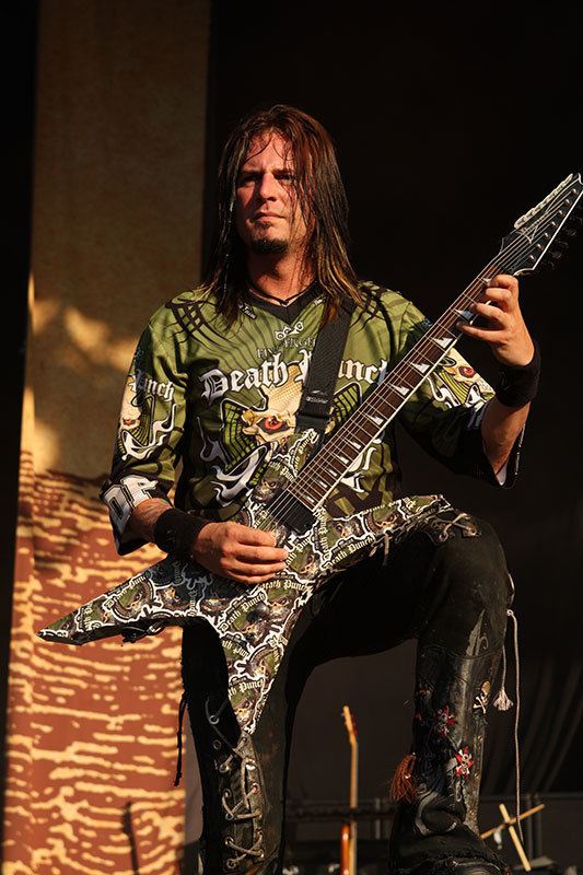 Jason Hook Jason Hook Five Finger Death Punch Ibanez guitars