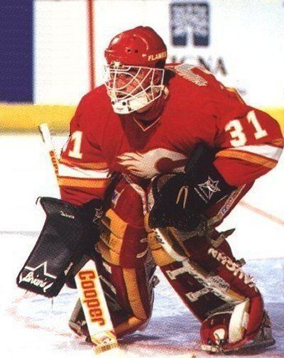 Jason Muzzatti Calgary Flames goaltending history Jason Muzzatti