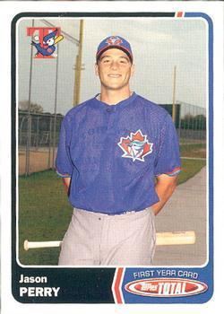 Jason Perry (baseball) Jason Perry Gallery 2003 The Trading Card Database