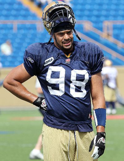 Jason Vega It has been a year to forget for Blue Bombers DL Jason