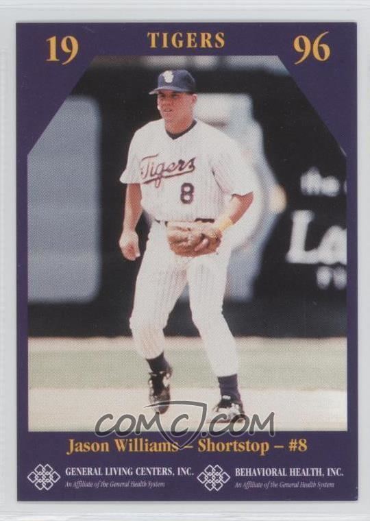 Jason Williams (baseball) 1996 McDag LSU Tigers Base 13 Jason Williams COMC Card
