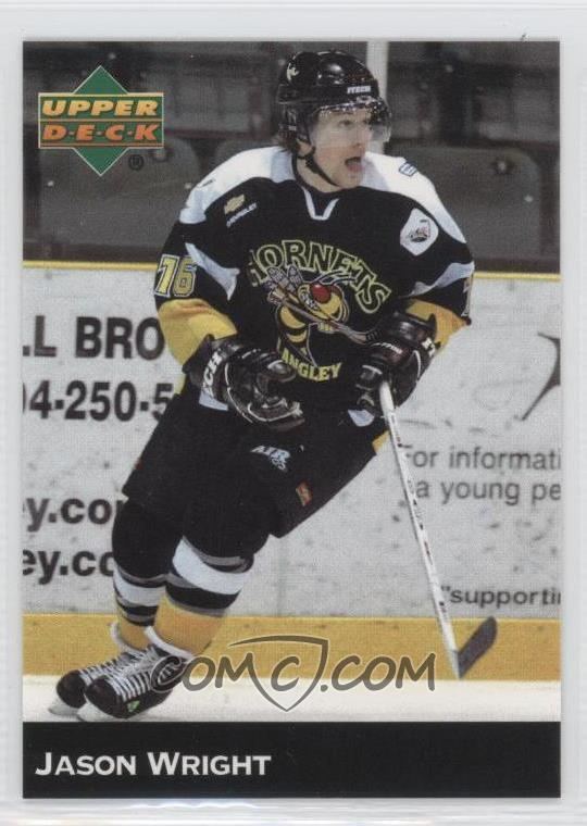 Jason Wright (ice hockey) 200405 Upper Deck Langley Hornets Base 16 Jason Wright