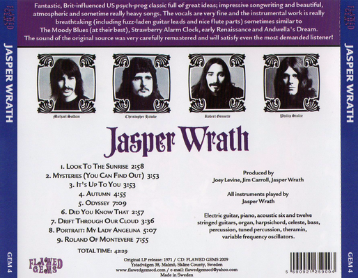 Jasper Wrath FreeCoversnet Jasper Wrath Jasper Wrath 1971