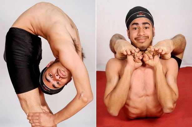 Jaspreet Singh Kalra Meet 39Rubber Boy39 the hyperflexible teen who can rest his feet on
