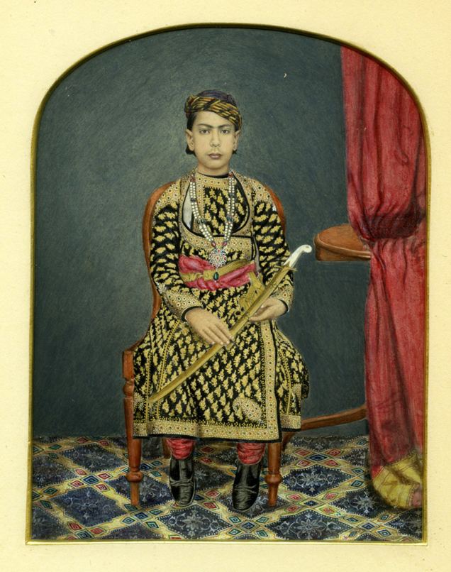 Jaswant Singh of Bharatpur Maharaja Jaswant Singh of Bharatpur 1863 Indian Royalty
