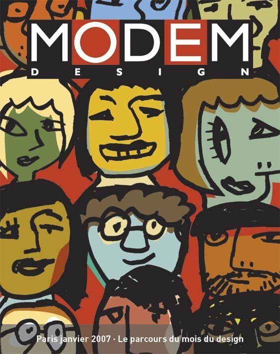 Javier Mariscal digital editions and covers about modem guides modemonlinecom