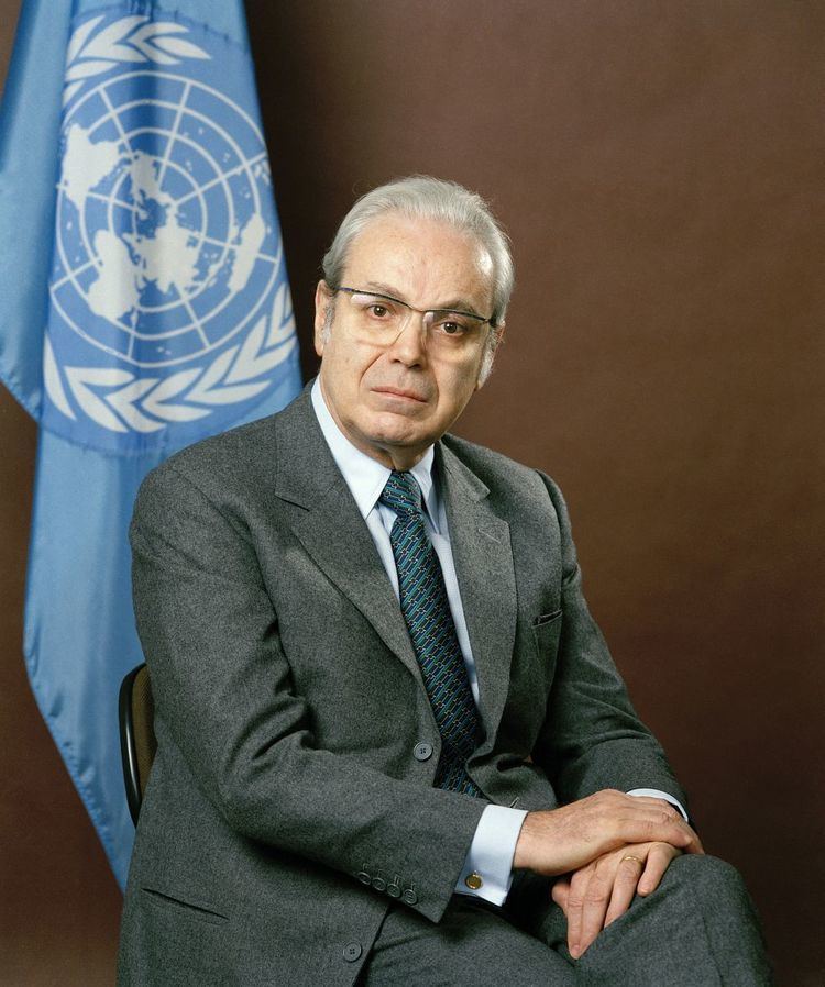 Javier Pérez de Cuéllar UN SecretaryGeneral Javier Prez de Cullar United Nations