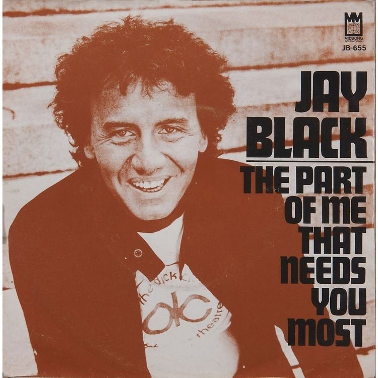 Jay Black the part of me that needs you most you stole the music