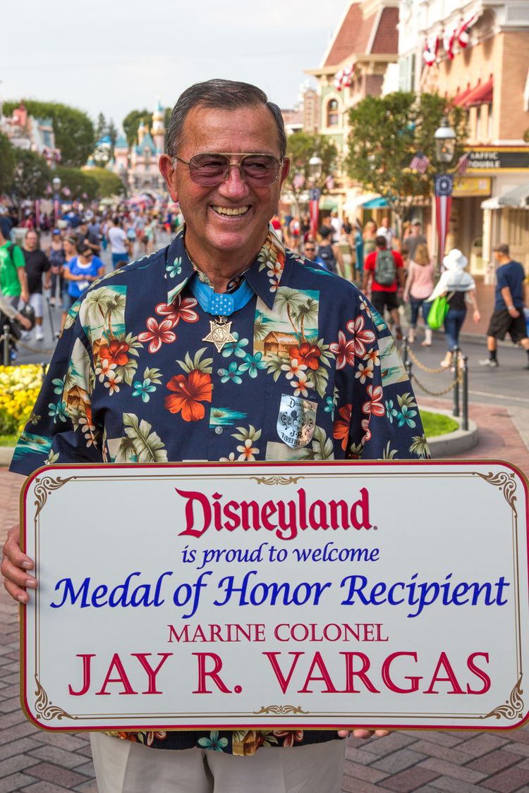 Jay R. Vargas Disneyland Resort Honors Medal of Honor Recipient Jay R Vargas