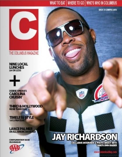 Jay Richardson NFL39er Jay Richardson Lands the Cover of Hometown