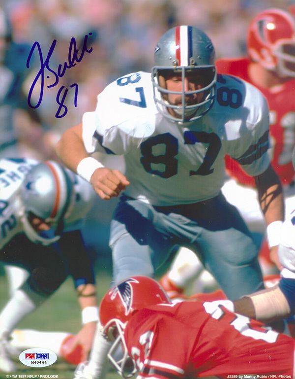 Jay Saldi Jay Saldi Autographed Dallas Cowboys vs Falcons 8x10 Photo