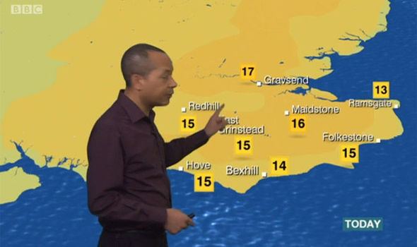 Jay Wynne Countryfile viewers spot Gravesend is spelt wrong on weather map