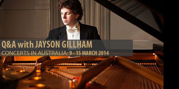 Jayson Gillham Q amp A with pianist Jayson Gillham Theme amp Variations