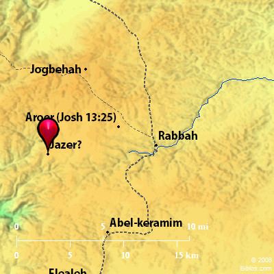 Bible Map: Jazer