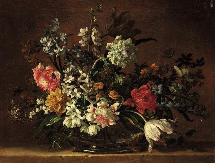 Jean-Baptiste Monnoyer Painting Still Life with Flowers JeanBaptiste Monnoyer