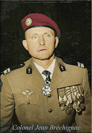 Jean Bréchignac Commandos et Parachutistes Colonel Jean Brchignac