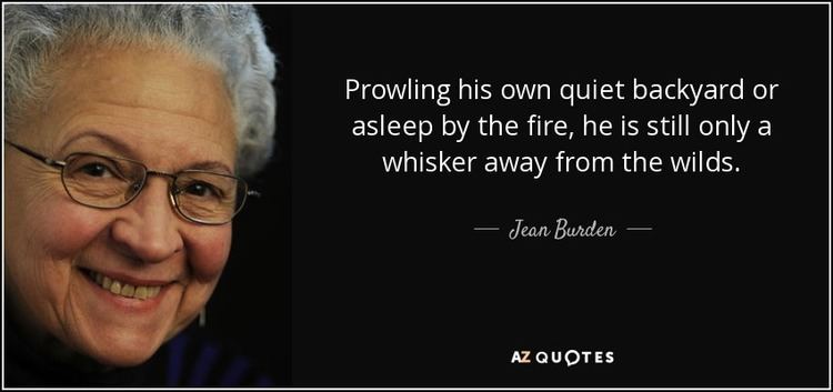Jean Burden QUOTES BY JEAN BURDEN AZ Quotes