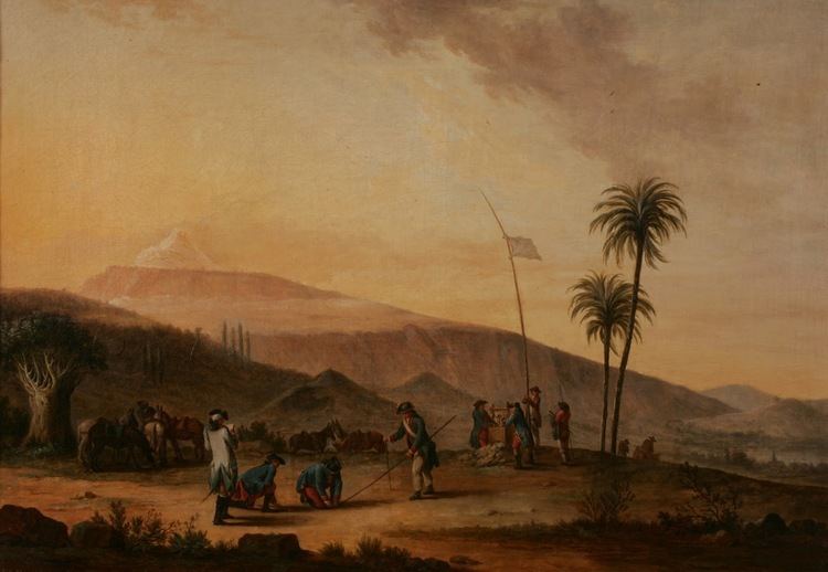 Jean-Charles de Borda 1776 Jean Charles de Borda Measures Mount Teide Canary Island in