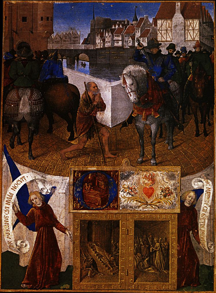 Jean Fouquet Charity of St Martin Jean Fouquet WikiArtorg