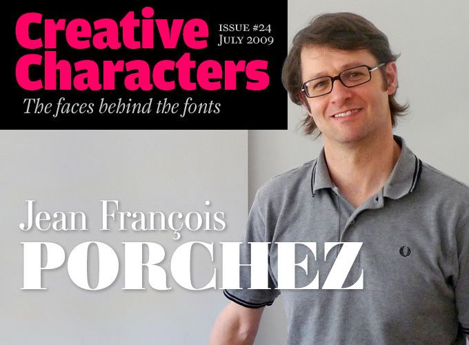 Jean Francois Porchez MyFonts Creative Characters interview with Jean Franois