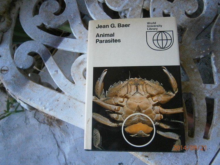 Jean Georges Baer Animal parasites World university library Jean Georges Baer