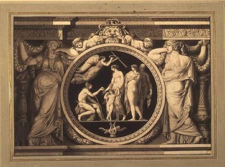 Jean Guillaume Moitte Design for a relief of The Judgement of Jean Guillaume Moitte as