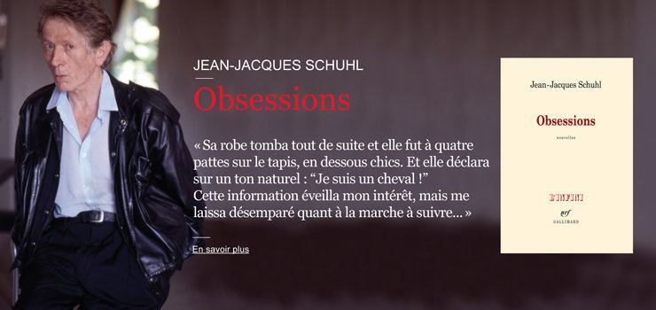 Jean-Jacques Schuhl Obsessions JeanJacques Schuhl se montre de profil en