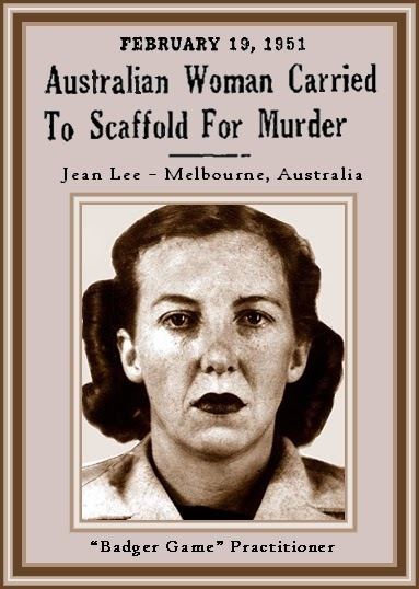 Jean Lee (murderer) The Unknown History of MISANDRY Badger Game Murderess Jean Lee