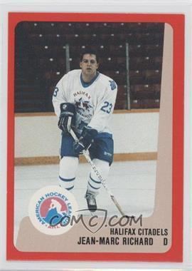 Jean-Marc Richard (ice hockey) 198889 ProCards AHLIHL Base JERI JeanMarc Richard COMC