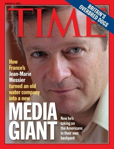 Jean-Marie Messier TIME Magazine Cover JeanMarie Messier Aug 6 2001