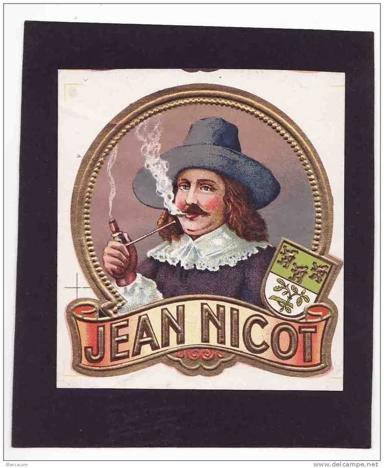 Jean Nicot JEAN NICOT tiquette tabac Delcampenet