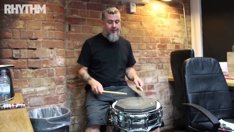 Jean-Paul Gaster Clutch drummer Jean Paul Gaster gives Rhythm some rudiment