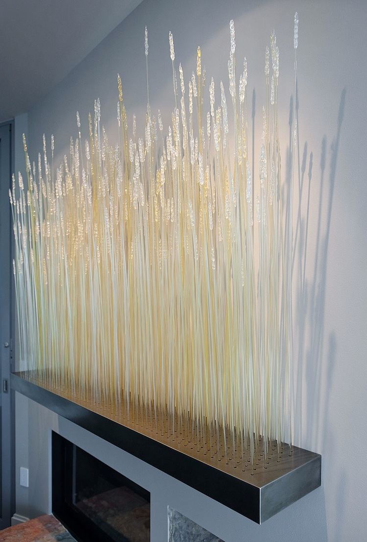 Jean-Pierre Canlis Wheat Glass Installation by JeanPierre Canlis CONTEMPORIST
