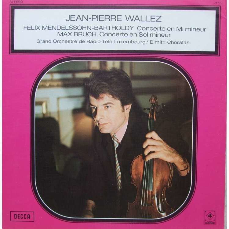 Jean-Pierre Wallez Mendelssohn concertos for violin by JeanPierre Wallez LP