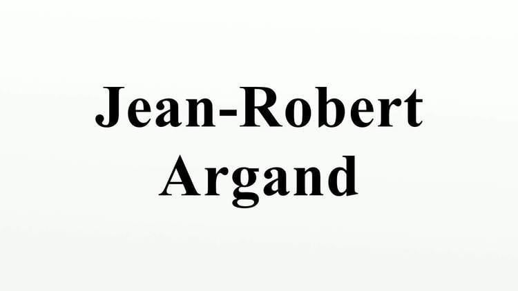 Jean-Robert Argand JeanRobert Argand YouTube