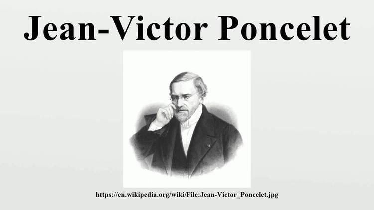 Jean-Victor Poncelet JeanVictor Poncelet YouTube