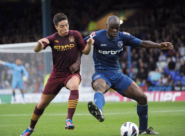 Jean-Yves M'voto Jean Yves M39Voto Pictures Oldham Athletic v Manchester