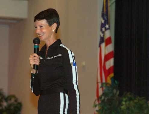 Jeana Yeager Aviation pioneer Jeana Yeager speaks at AampMC North