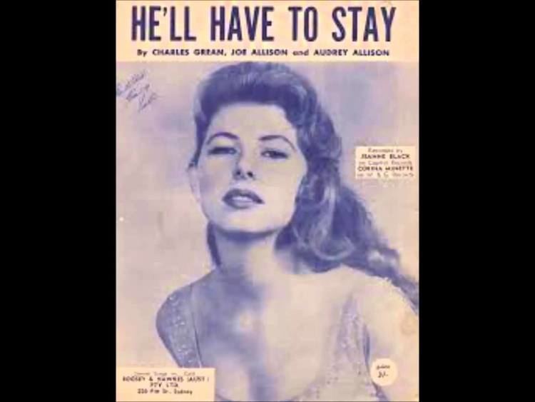 Jeanne Black Jeanne Black TRIBUTE Hell Have To Stay 1960 YouTube