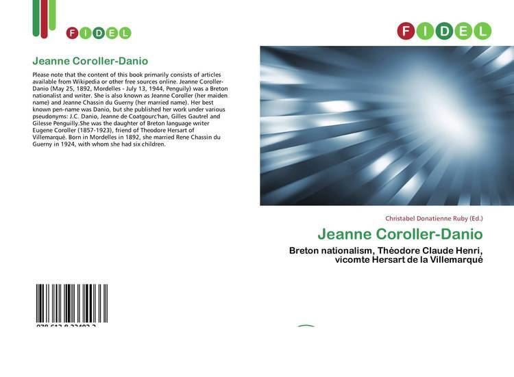 Jeanne Coroller-Danio Jeanne CorollerDanio 9786138334033 6138334035 9786138334033
